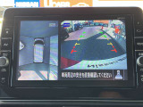 上から丸見えアラウンドビューモニターで車庫入れも安心楽々です!夜間でも綺麗に映ります。