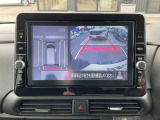 [アラウンドビューモニター]車両を上から見たようなカメラで周りの障害物などが一目瞭然!駐車が苦手な方でも、らくらく駐車♪