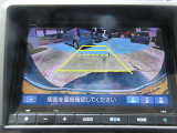 リアカメラ装備で後退時も安心です。リバース連動で画面が切り替わるのでとても便利です。