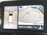 【アラウンドビューモニター】専用のカメラにより、上から見下ろしたような視点で360度クルマの周囲を確認することができます☆死角部分も確認しやすく、狭い場所での切り返しや駐車もスムーズに行えます。