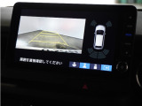 ◆リアワイドカメラシステム◆3種類の表示で後方確認をサポート♪セレクトレバーを「R」の位置に入れるとカメラ画像に切り替え。ノーマルビューでは従来のリアカメラと同様の標準的なビューで表示します!