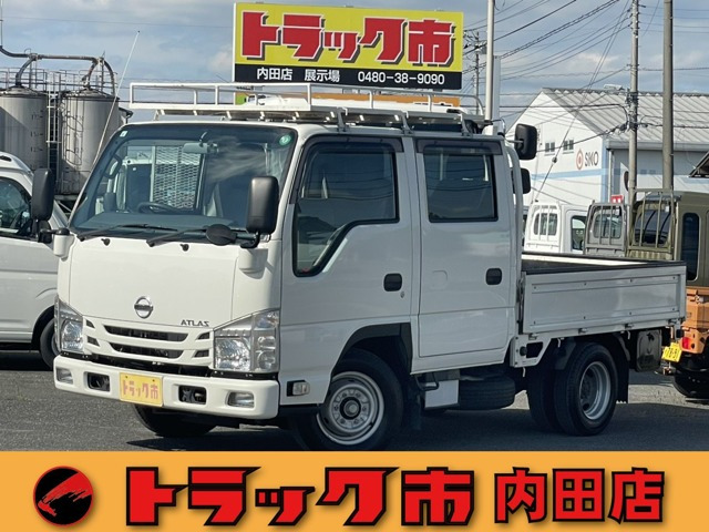 アトラス 3.0 ダブルキャブ スーパーロー ディーゼル 1.55t 超低床 Wキャブ 6速セミA...