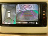 【全方位モニター】 4つのカメラで映像を映し出します。発進時、後退時も周囲の安全を確認し、サポートします^^