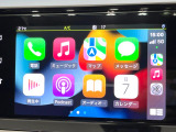 ●Apple Car Play:スマホとの有線接続で、ナビ・オーディオ再生などスマホのアプリ機能が画面でも使える便利機能です!