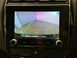 バックギアに入れると、このように後方が映し出されます!最終確認はご自身の目と耳で必ず行ってください!安全第一で!