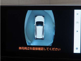 全周囲モニターの映像になります。