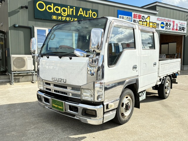 エルフ 3.0 ダブルキャブ フルフラットロー ディーゼルターボ 4WD