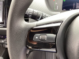 ステアリング左手側はオーディオ関連の操作スイッチです。視線を逸らすことなく運転に集中できます
