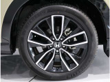 こだわりのHONDA純正アルミホイール。ブラック塗装、切削ホイールで決まってます!
