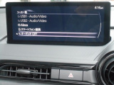 【マツダコネクト】ラジオ・テレビ/Bluetoothオーディオ、その他アプリケーションなどの機能で楽しむことができます。