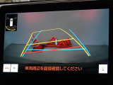バックガイドモニターを装備しています、車庫入れもラクラクです。
