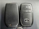 キーを取り出さずにドアを施錠&解錠。クルマの始動も可能です。
