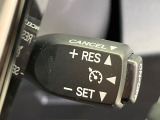 【クルーズコントロール】高速道路もラクラク走行。アクセルを離しても一定速度で走行ができ、長距離運転時の負担を軽減!加速・減速も簡単なスイッチ操作で調整できます。