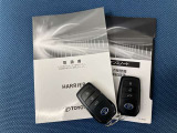 車両取扱説明書/メンテナンスノート/(保証書)/ (スマートキー・キーレス)/ スペアキー揃っております♪