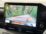 【バックカメラ】駐車時に後方がリアルタイム映像で確認できます。大型商業施設や立体駐車場での駐車時や、夜間のバック時に大活躍!運転スキルに関わらず、今や必須となった装備のひとつです!