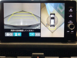 マルチビューカメラシステムです。周囲の状況を多彩なビューでナビ画面に表示します。駐車場や見通しの悪い交差点での安心感を高めます♪