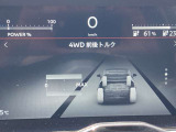 4WD前後トルク。