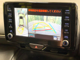 【パノラミックビューモニター】専用のカメラにより、上から見下ろしたような視点で360度クルマの周囲を確認することができます☆死角部分も確認しやすく、狭い場所での切り返しや駐車もスムーズに行えます。