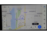 トヨタ純正ディスプレイオーディオ。AppleCarplayやAndroidAutoでお使いのスマホの地図アプリを画面に表示。Bluetooth接続で音楽等もご利用できます。