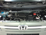 自慢のエンジンはパワードbyHONDAです。精度とバランスにこだわって、低回転からスムースなパワーを発揮します。