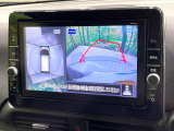 【アラウンドビューモニター】専用のカメラにより、上から見下ろしたような視点で360度クルマの周囲を確認することができます☆死角部分も確認しやすく、狭い場所での切り返しや駐車もスムーズに行えます。