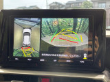 【パノラミックビューモニター】専用のカメラにより、上から見下ろしたような視点で360度クルマの周囲を確認することができます☆死角部分も確認しやすく、狭い場所での切り返しや駐車もスムーズに行えます。