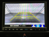 ★バックモニター搭載★ バック時目視しにくいクルマの周囲をカメラで映し出し、安全・安心駐車をサポート♪バックの苦手な方も後ろがハッキリ見えるので安心です☆