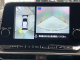 【アラウンドビューモニター】車を上から見下ろしているかのような映像で周囲の状況がひと目で確認、狭い駐車場に駐車するときも安心です♪