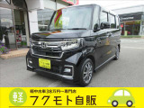 人気のN-BOXカスタム入庫致しました!純正8インチナビ・フルセグTV・DVD再生・Bluetooth・LEDライト・Rカメラ・左側電動スライド・ETC・前後ドラレコ・電子パーキングなど装備も充実しております!(^^)!