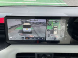ぐるっと見えて、周囲の状況が直感的に分かる3Dビューモード☆車の周囲が見えるので、安心して発進できます☆