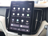google搭載により、Spotifyなどのアプリを再生可能です 使い慣れたスマートフォンの感覚でアプリが使用できます