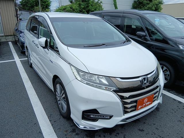 オデッセイ 2.0 ハイブリッド アブソルート EX ホンダ センシング 禁煙車 純正ナビ ...