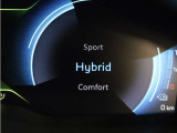 ■HYBRIDドライブモードセレクター(エレクトリック、ハイブリッド、スポーツ、コンフォート)