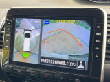 【アラウンドビューモニター】専用のカメラにより、上から見下ろしたような視点で360度クルマの周囲を確認することができます☆死角部分も確認しやすく、狭い場所での切り返しや駐車もスムーズに行えます。