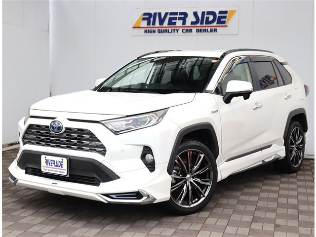 RAV4 2.5 ハイブリッド G E-Four 4WD モデリスタエアロ社外20インチアルミ純正9