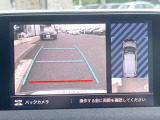 ●ガイドライン付きバックカメラ:不安な駐車もこれで安心!ガイドライン付きなので狭い箇所での駐車もラクラクです!