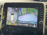 【アラウンドビューモニター】専用のカメラにより、上から見下ろしたような視点で360度クルマの周囲を確認することができます☆死角部分も確認しやすく、狭い場所での切り返しや駐車もスムーズに行えます。