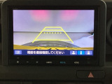 便利な3ビュー切り替え、ガイド線表示付きのバックカメラです。後退時、後方の視界をサポートします