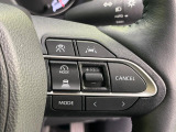 【レーダークルーズコントロール】高速道路での長距離走行が楽に!!自動で速度を保つクルーズコントロールが、衝突軽減システムと連携し、前方の車両を感知して車間を保つように速度調節してくれます!!