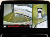 車両を上から見たような映像を映し出すパノラミックビューモニター付きです。