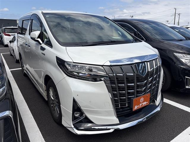 アルファード ハイブリッド 2.5 G Fパッケージ E-Four 4WD 禁煙車 モデリスタエアロ ...