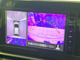 【アラウンドビューモニター】専用のカメラにより、上から見下ろしたような視点で360度クルマの周囲を確認することができます☆死角部分も確認しやすく、狭い場所での切り返しや駐車もスムーズに行えます。