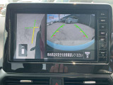 アラウンドビューモニターは、自車の前方・左側面映像をモニタ-に映して離合時・駐車時などにとても便利です。
