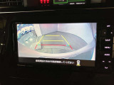 バックギアに入れると、このように後方が映し出されます!駐車の際とても安心!便利!最終確認はご自身の目と耳で必ず行ってください!