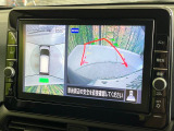 【アラウンドビューモニター】専用のカメラにより、上から見下ろしたような視点で360度クルマの周囲を確認することができます☆死角部分も確認しやすく、狭い場所での切り返しや駐車もスムーズに行えます。