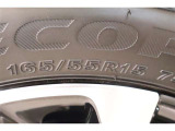 165/55R15    車両装着タイヤサイズです。 タイヤのご相談も石川トヨペットカローラにお任せください