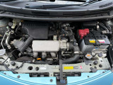 エンジンルームも綺麗です。日産整備士がしっかり整備をしてお渡しします