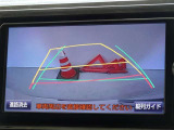 バックガイドモニターを装備しています、車庫入れもラクラクです。