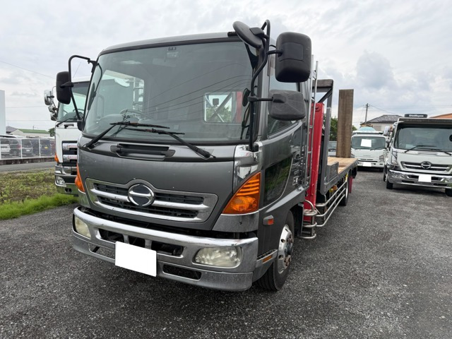 レンジャー 重機運搬車 ハイジャッキセルフクレーン付き