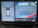 車の真上から見下ろしたような360度視界の良い『アラウンドビューモニター』です♪♪ 苦手な狭い駐車場、暗い所でも確認ができてとっても安心です♪♪